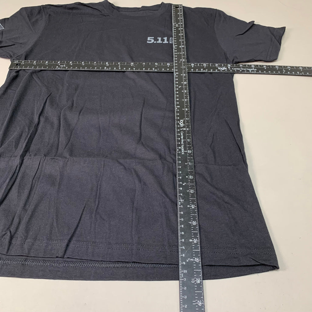 5.11 TACTICAL All Bark All Bite T-Shirt 100% Cotton 019 Black Sz M #76330