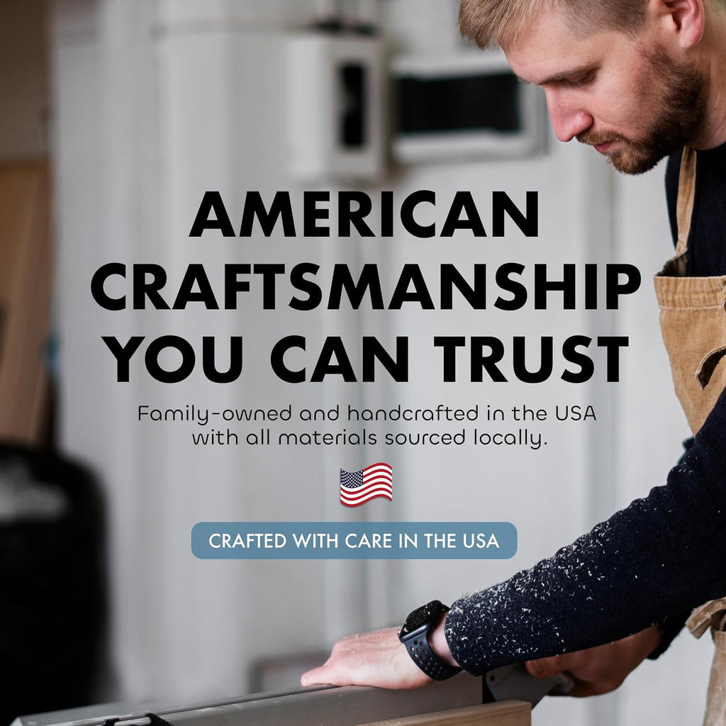 American Flag Cross Decorative Wall-Mounted Secure Gun Cabinet