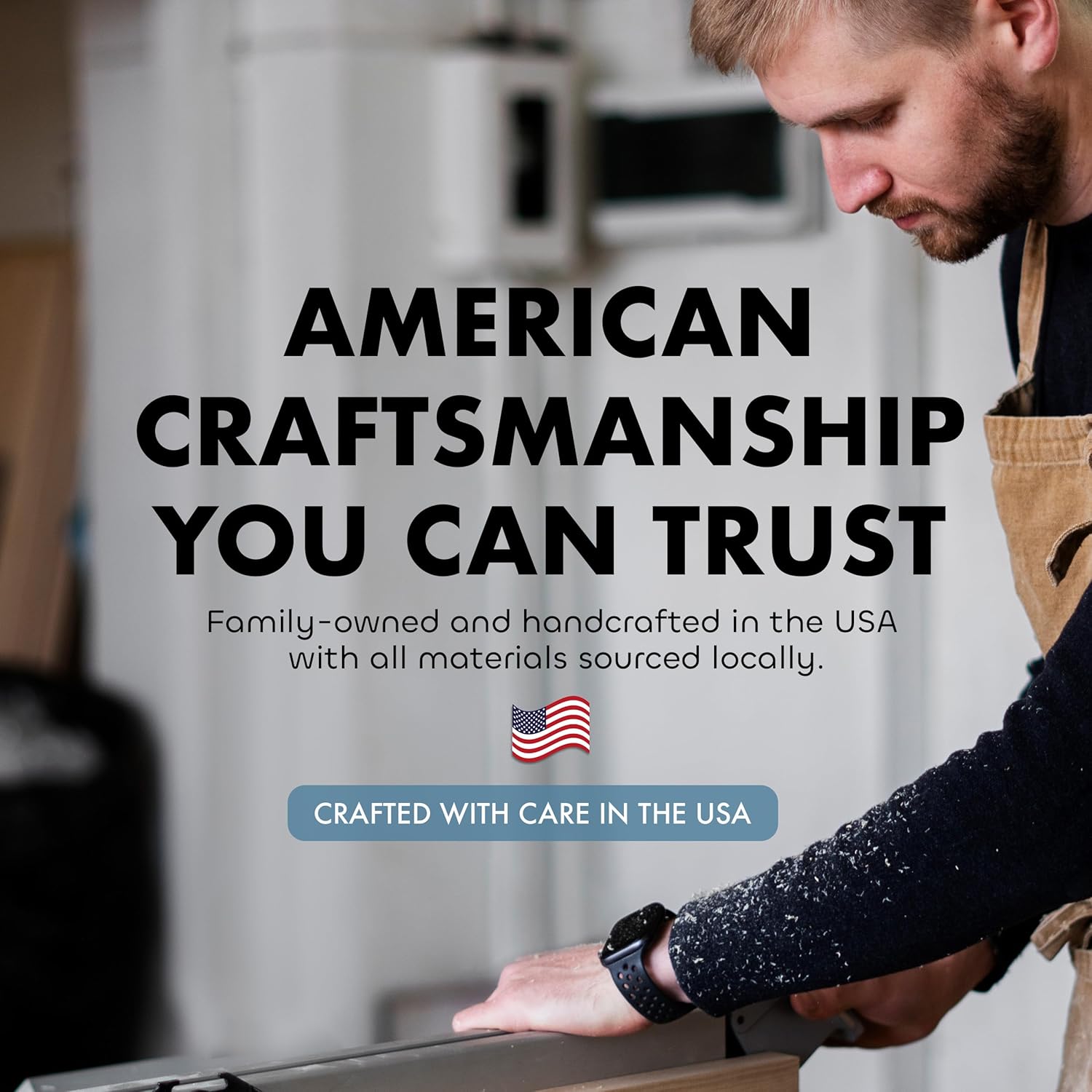 American Flag Cross Decorative Wall-Mounted Secure Gun Cabinet