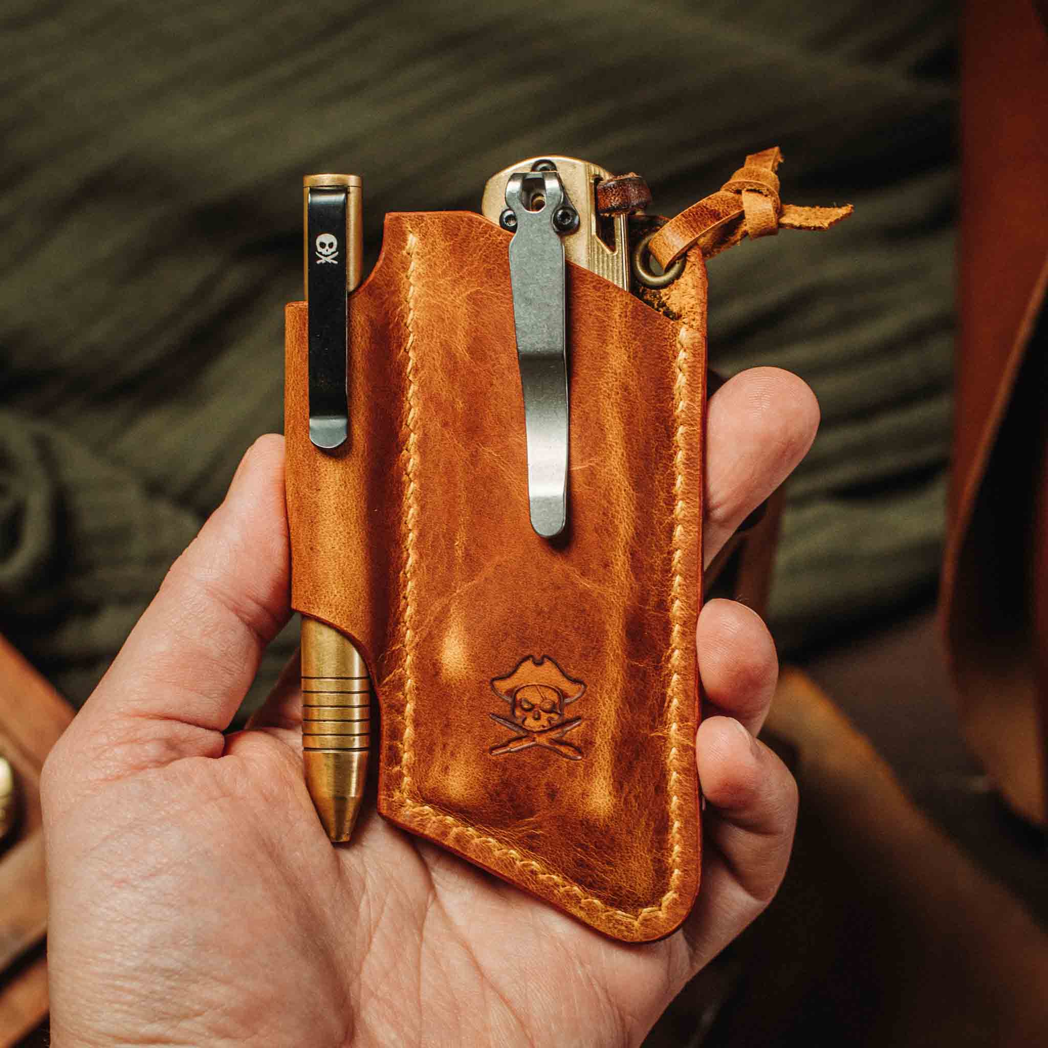 Knife Sheath - Sailor v3 | Leather EDC | Pocket Knife Holder